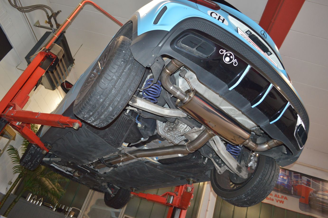 90mm Duplex-Anlage Mercedes X156 GLA-Klasse