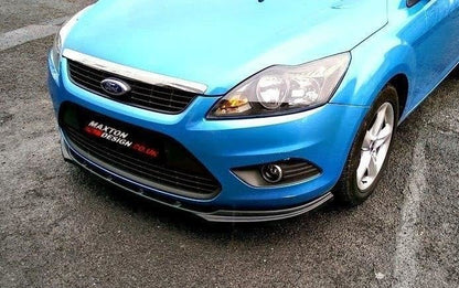 Front Ansatz für FORD FOCUS II Facelift schwarz Hochglanz