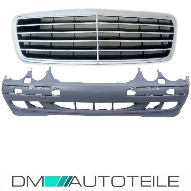 Mercedes E-Klasse W210 Stoßstange vorne + Kühlergrill Avantgarde Optik Mopf 99-02