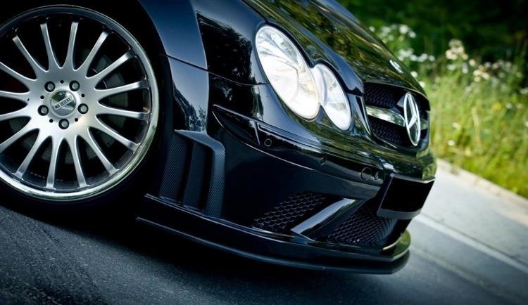 BODYKIT für + Motorhaube MERCEDES CLK W209 BLACK SERIES LOOK