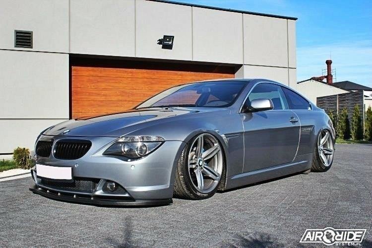 Front Ansatz für BMW 6er E63 / E64 (vor Facelift) v.1 schwarz Hochglanz