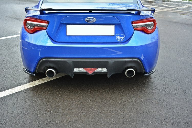 Heck Ansatz Flaps Diffusor V.1 für SUBARU BRZ FACELIFT  Carbon Look
