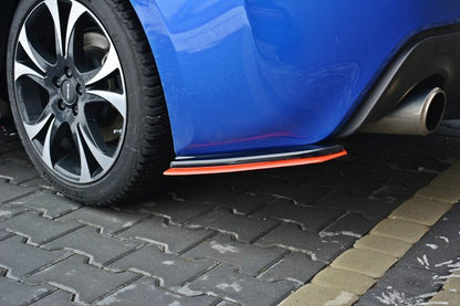 Heck Ansatz Flaps Diffusor V.2 für SUBARU BRZ FACELIFT  schwarz matt
