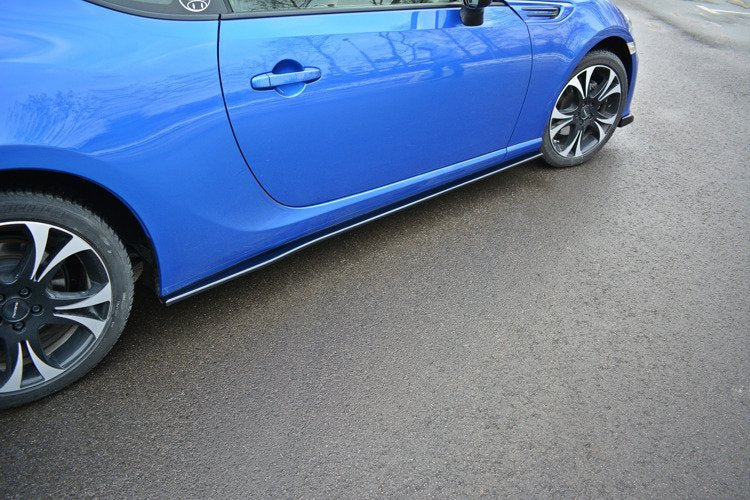 Seitenschweller Ansatz für V.1 für SUBARU BRZ/ TOYOTA GT86 FACELIFT schwarz matt