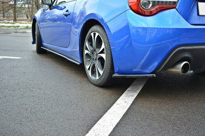 Heck Ansatz Flaps Diffusor V.1 für SUBARU BRZ FACELIFT  schwarz Hochglanz