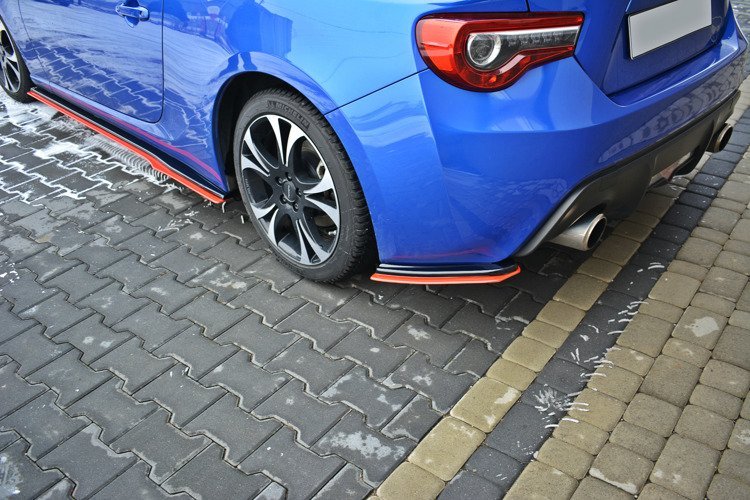 Heck Ansatz Flaps Diffusor V.2 für SUBARU BRZ FACELIFT  schwarz matt