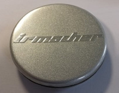 Irmscher Satz Radnabenabdeckung silber mit Irmscher Logo