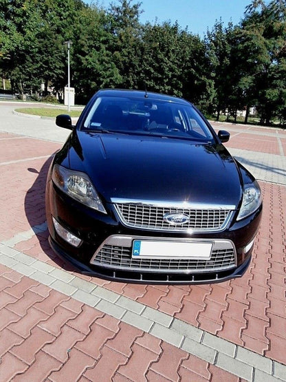 Front Ansatz für FORD MONDEO MK4 vor Facelift schwarz Hochglanz