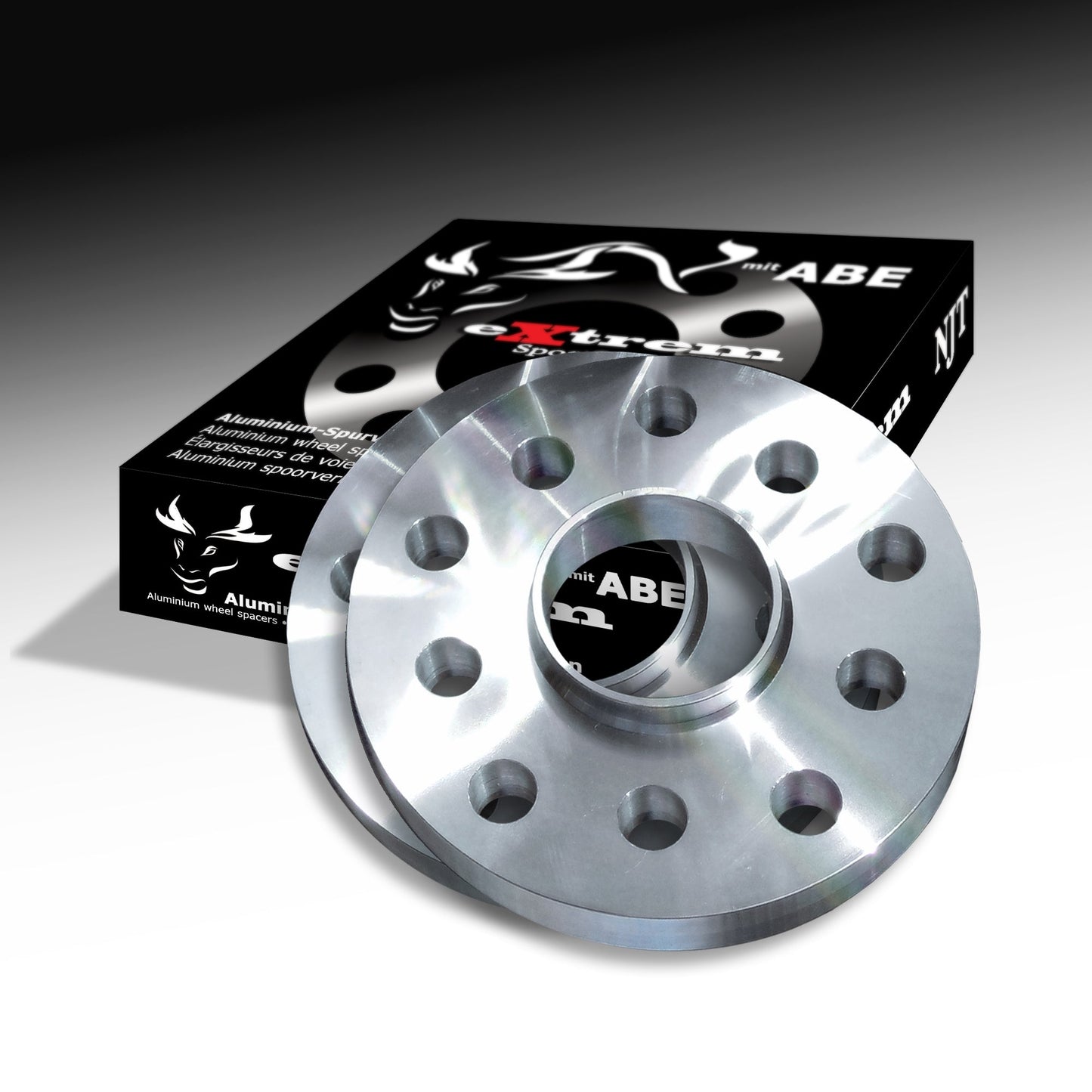 Novus NJT Alu Spurverbreiterung 30mm LK 5x112 für AUDI/CHRYSLER/MERCEDES/VW mit ABE