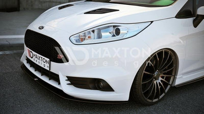 Front Ansatz V.2 für Ford Fiesta ST Mk7 FL schwarz Hochglanz