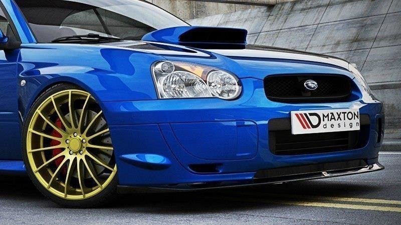 Front Ansatz für Subaru Impreza WRX STI (BLOBEYE) schwarz matt