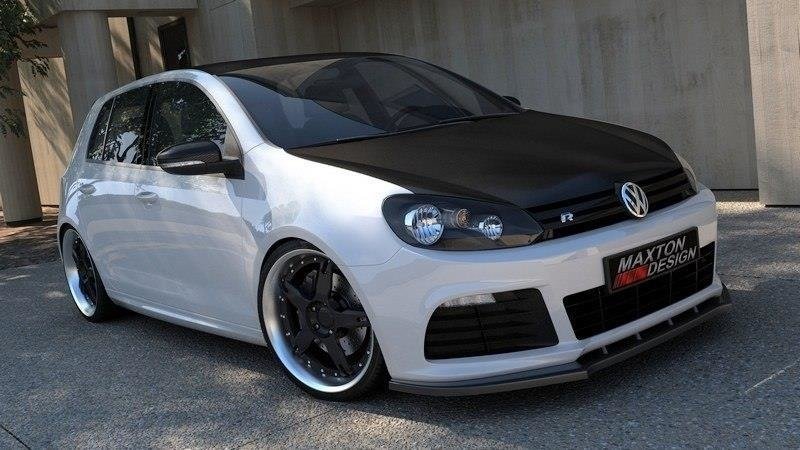 Front Ansatz für VW GOLF 6 R Carbon Look