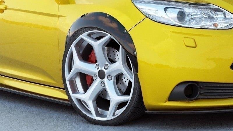 Kotflügelverlängerung Ford Focus ST Mk3 schwarz matt