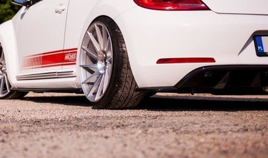 Heck Ansatz Flaps Diffusor für VW BEETLE schwarz matt
