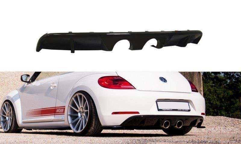 Diffusor Heck Ansatz für VW BEETLE schwarz matt