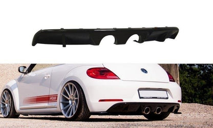 Diffusor Heck Ansatz für VW BEETLE schwarz matt