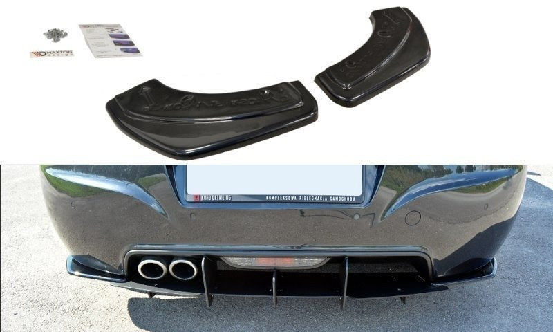 Heck Ansatz Flaps Diffusor für PEUGEOT RCZ schwarz Hochglanz