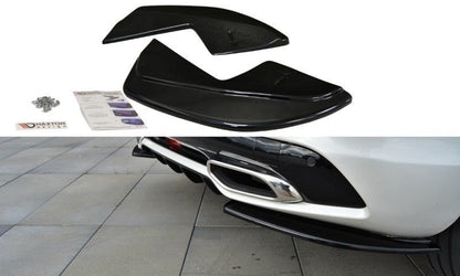 Heck Ansatz Flaps Diffusor für CITROEN DS5 FACELIFT, PREFACE schwarz Hochglanz