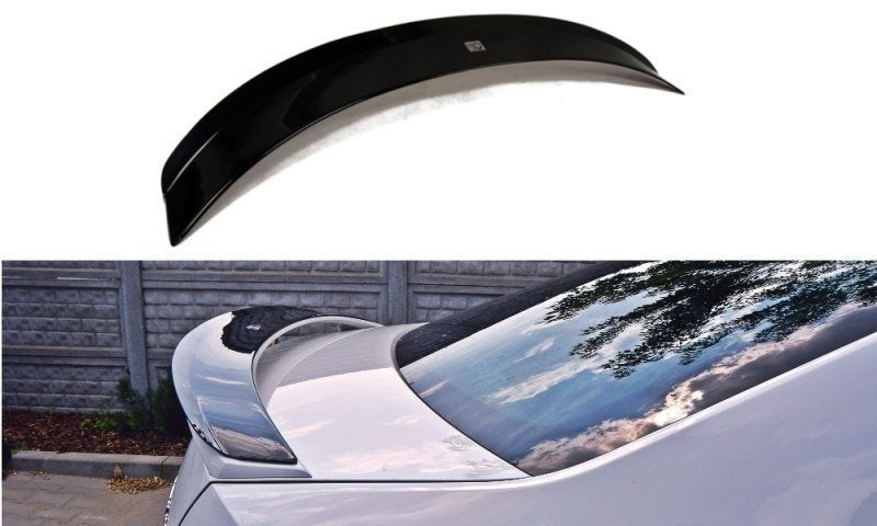 Spoiler CAP für SKODA OCTAVIA III RS PREFACE/FACELIFT schwarz matt