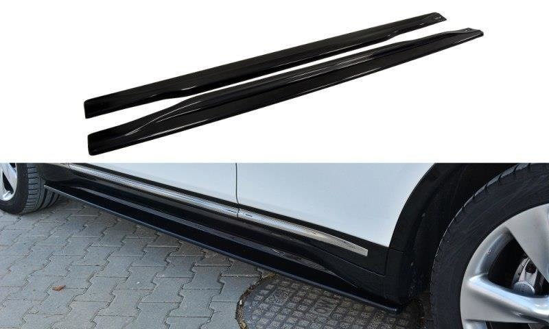 Seitenschweller Ansatz für INFINITI QX70 Carbon Look