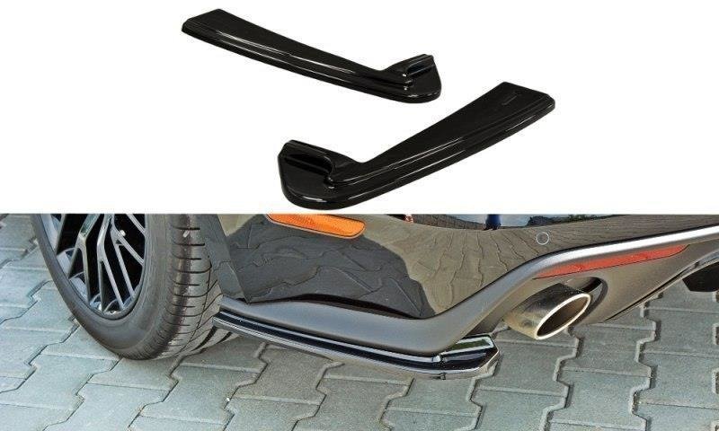 Heck Ansatz Flaps Diffusor für FORD MUSTANG MK6 GT schwarz matt