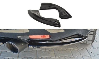 Heck Ansatz Flaps Diffusor für INFINITI QX70 schwarz matt