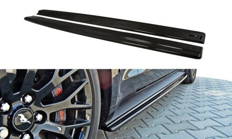 Seitenschweller Ansatz für Ford Mustang GT Mk6 Carbon Look