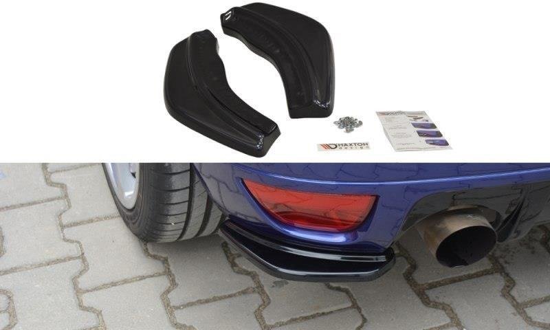 Heck Ansatz Flaps Diffusor für FORD FOCUS mk1 RS schwarz matt
