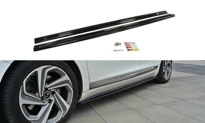Seitenschweller Ansatz für CITROEN DS5 FACELIFT, PREFACE schwarz matt