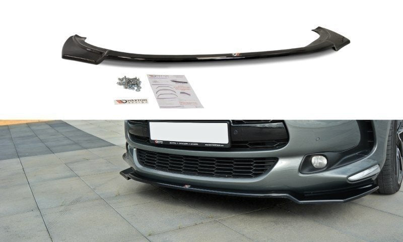 Front Ansatz für v.1 CITROEN DS5 FACELIFT, PREFACE schwarz Hochglanz