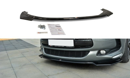 Front Ansatz für v.1 CITROEN DS5 FACELIFT, PREFACE schwarz Hochglanz