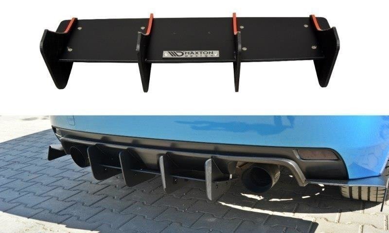 Diffusor Heck Ansatz für Heckschürze für Subaru Impreza WRX STI 2009-2011