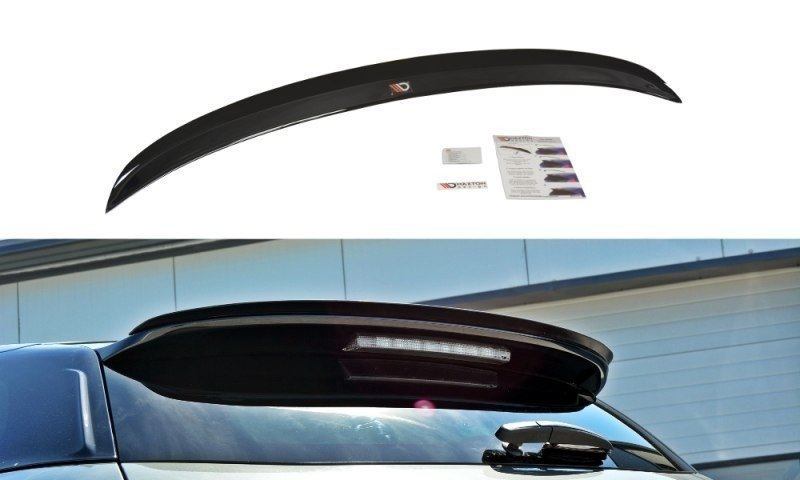 Spoiler CAP für CITROEN DS5 FACELIFT, PREFACE schwarz Hochglanz