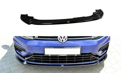 Front Ansatz V.3 für VW Golf 7 R / R-Line Facelift schwarz Hochglanz
