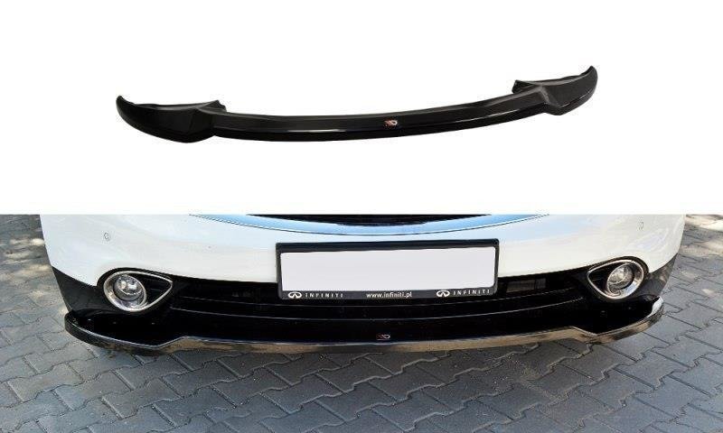 Front Ansatz für v.1 INFINITI QX70 schwarz matt