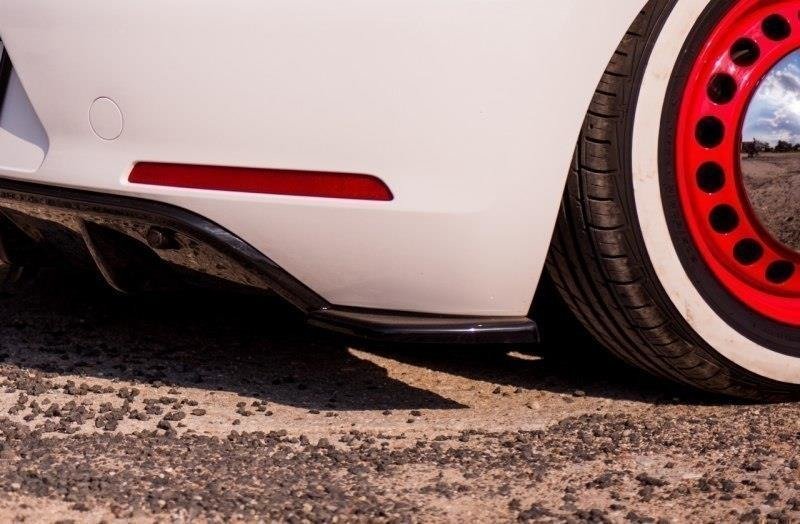 Heck Ansatz Flaps Diffusor für VW BEETLE Carbon Look