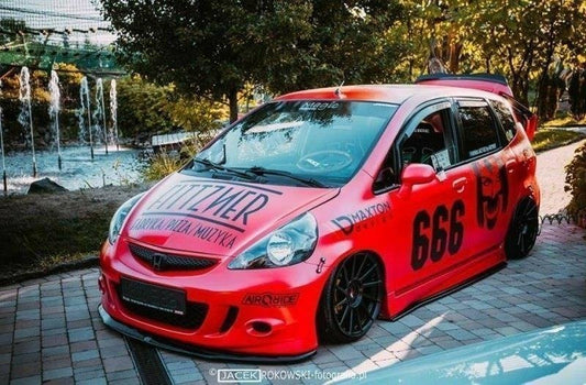 Spoiler CAP für HONDA JAZZ MK1 schwarz matt