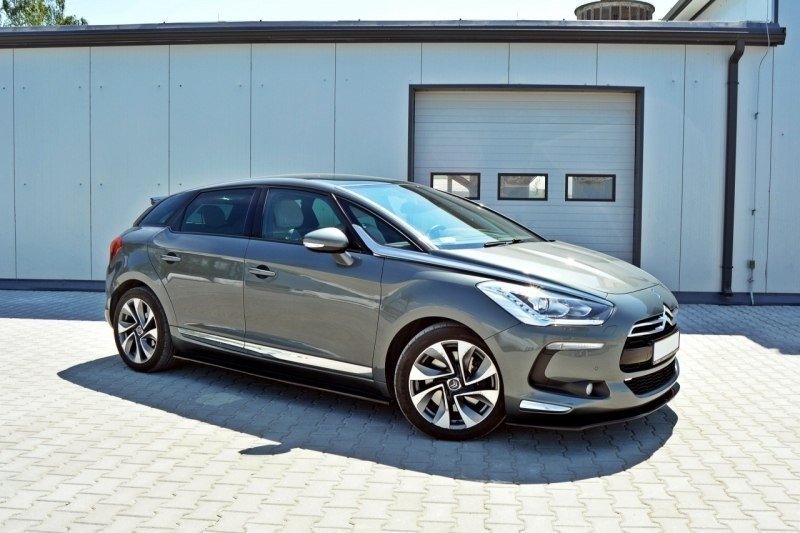 Seitenschweller Ansatz für CITROEN DS5 FACELIFT, PREFACE schwarz matt