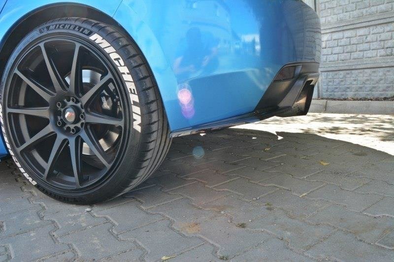 Heck Ansatz Flaps Diffusor für Subaru Impreza WRX STI 2009-2011 Carbon Look