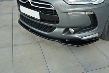 Front Ansatz für v.1 CITROEN DS5 FACELIFT, PREFACE schwarz Hochglanz