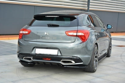 Diffusor Heck Ansatz für CITROEN DS5 schwarz matt