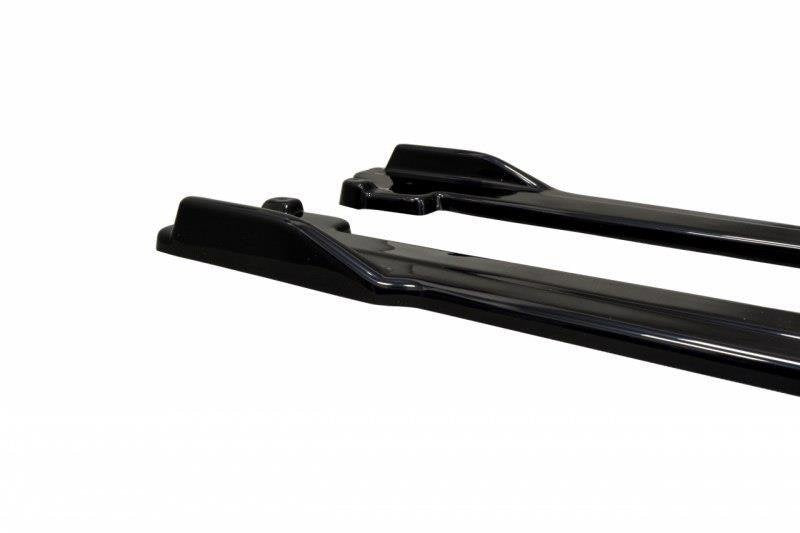 Seitenschweller Ansatz für V.1 für VW Golf 7 R / R-Line Facelift Carbon Look