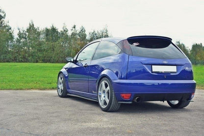 Heck Ansatz Flaps Diffusor für FORD FOCUS mk1 RS schwarz matt