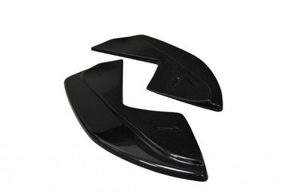 Heck Ansatz Flaps Diffusor für CITROEN DS5 FACELIFT, PREFACE schwarz Hochglanz