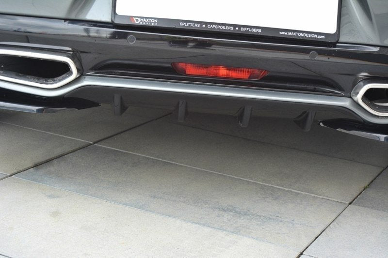 Diffusor Heck Ansatz für CITROEN DS5 schwarz matt