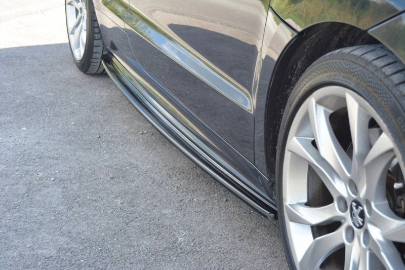 Seitenschweller Ansatz für PEUGEOT RCZ Carbon Look