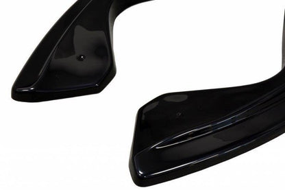 Heck Ansatz Flaps Diffusor für INFINITI QX70 schwarz matt