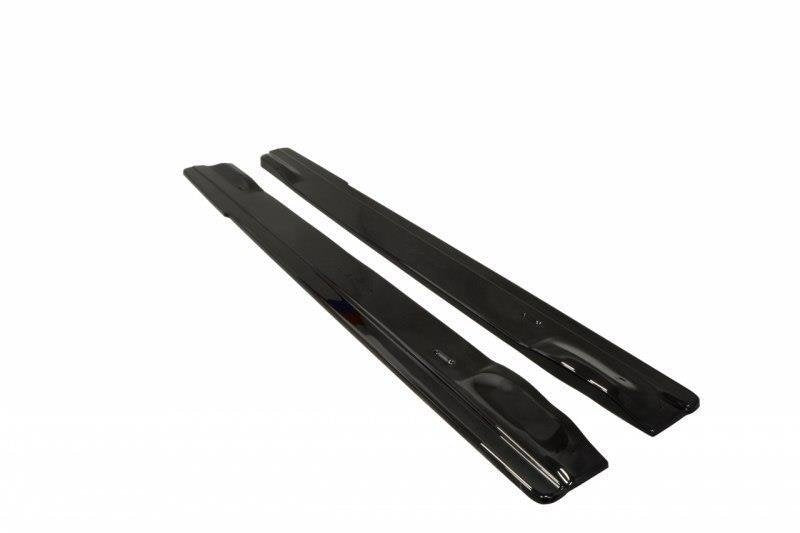 Seitenschweller Ansatz für Subaru Impreza WRX STI 2009-2011 schwarz Hochglanz