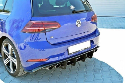 Diffusor Heck Ansatz für Heckschürze für VW GOLF 7 R Facelift