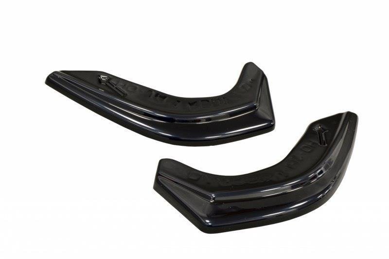 Heck Ansatz Flaps Diffusor für HONDA JAZZ MK1 schwarz Hochglanz